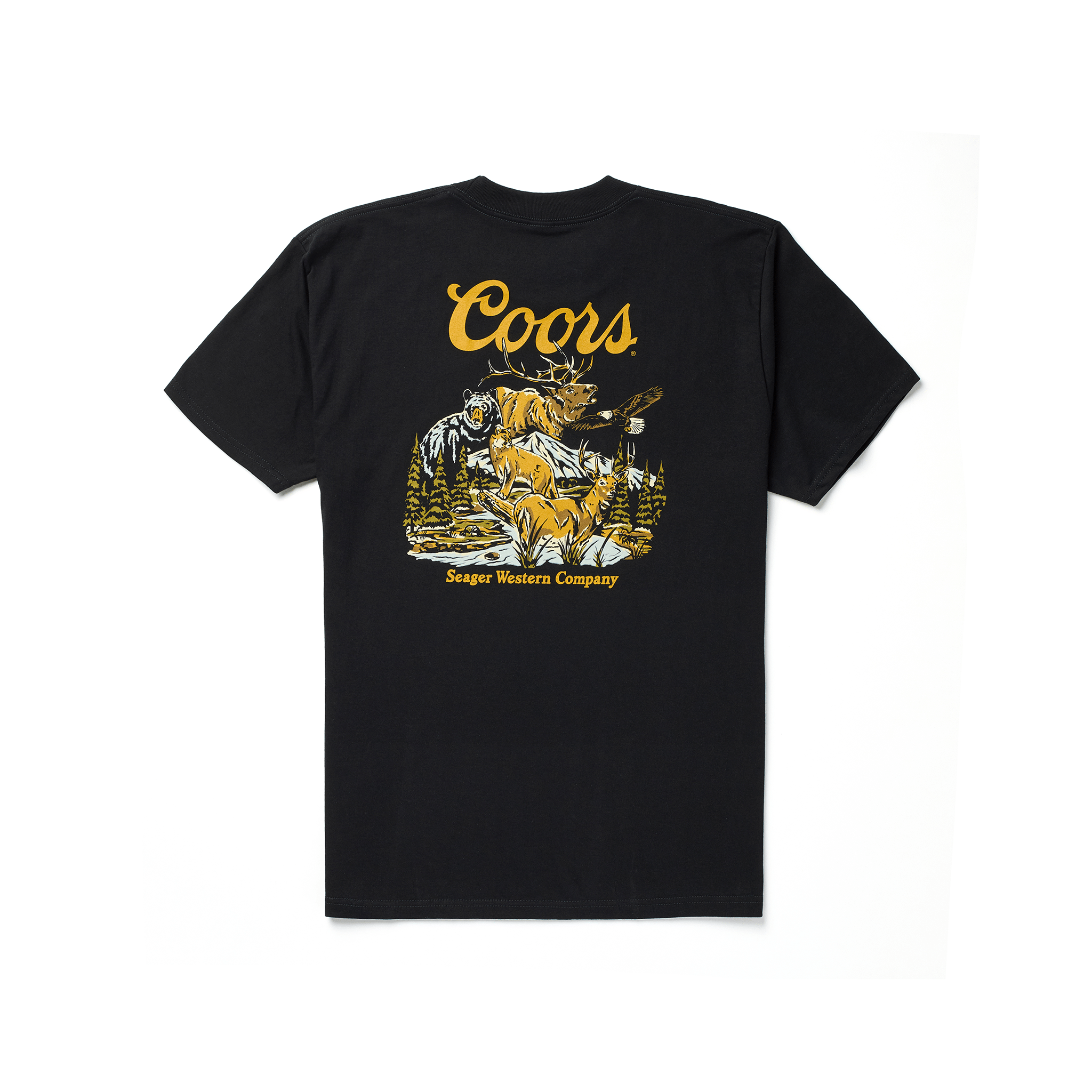 Seager X Coors Banquet Preserve Tee Black - Smartgoodsstore