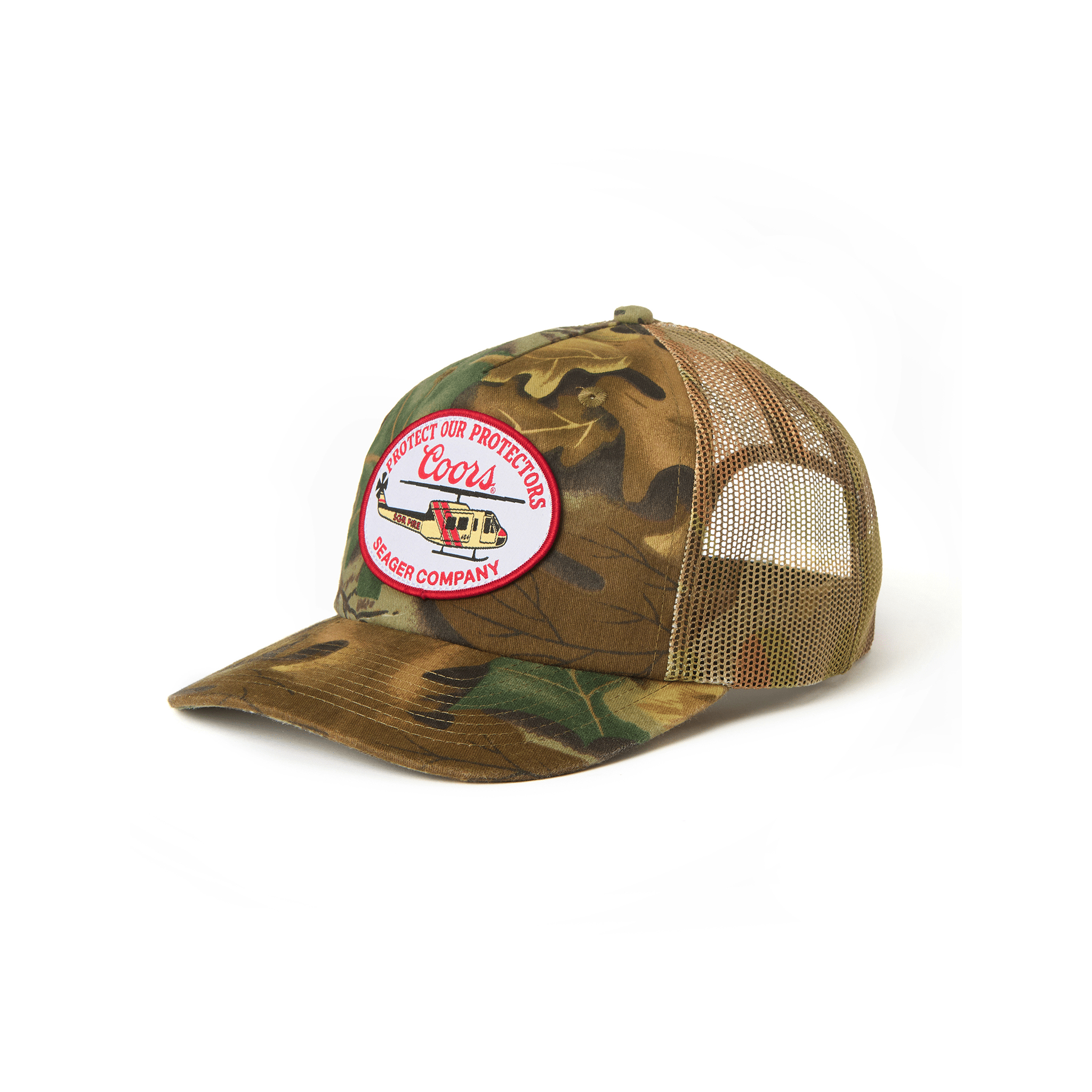 Seager X Coors Banquet Helo Trucker Camo - Smartgoodsstore