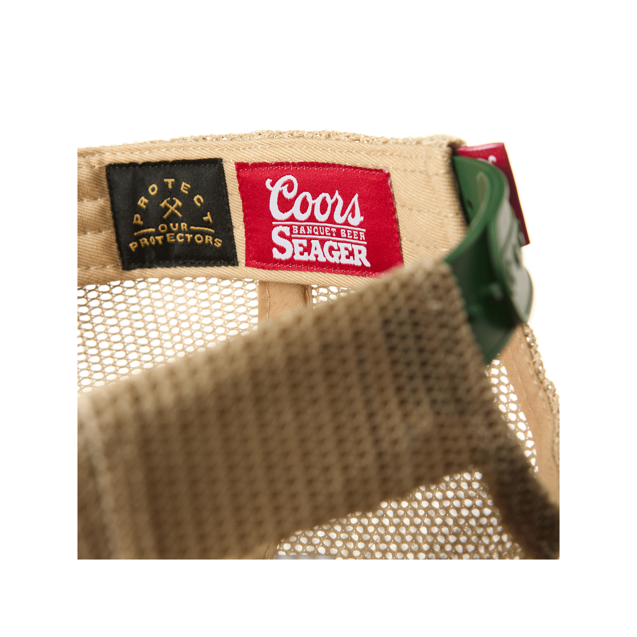 Seager X Coors Banquet Helo Trucker Green - Smartgoodsstore