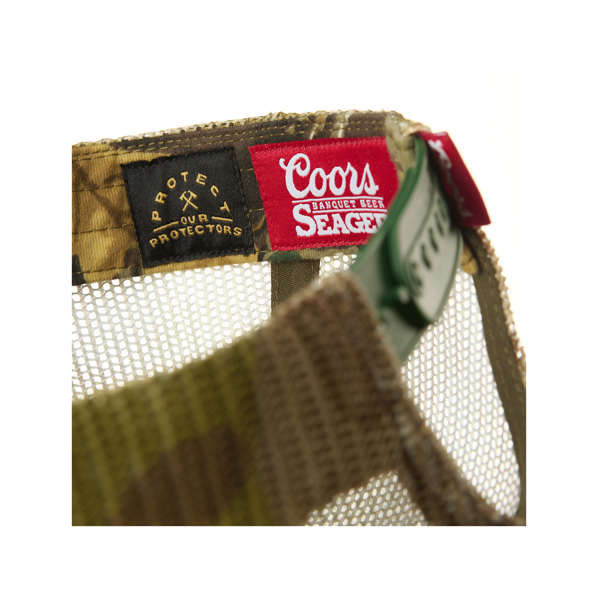 Seager X Coors Banquet Helo Trucker Camo - Smartgoodsstore