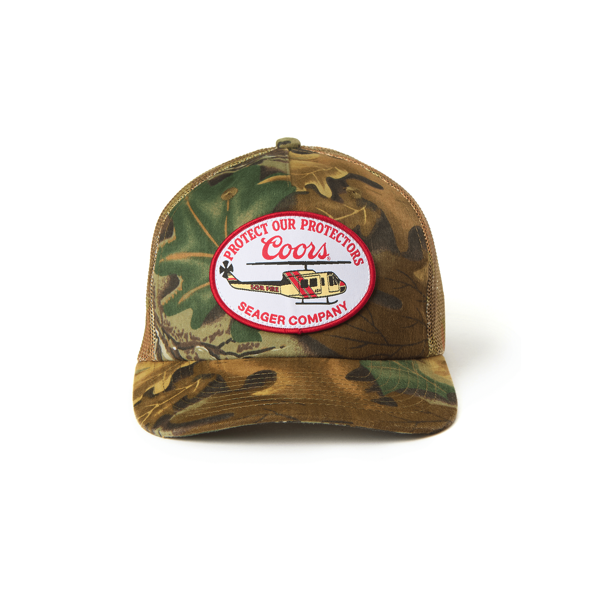 Seager X Coors Banquet Helo Trucker Camo - Smartgoodsstore