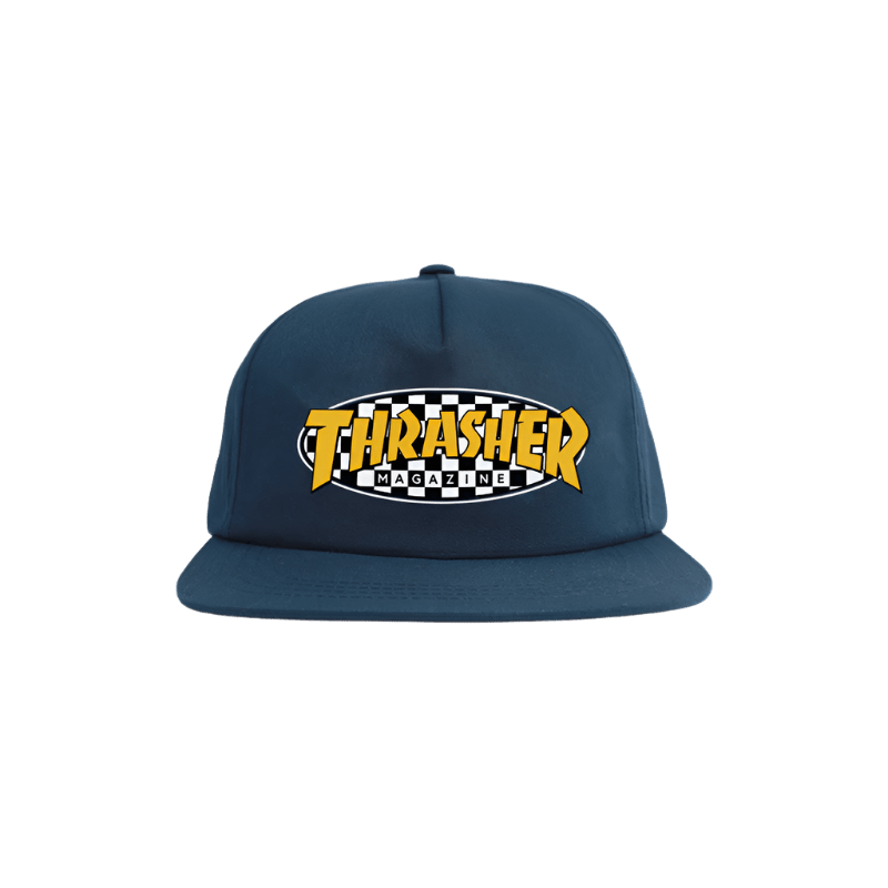 Thrasher - Checkered Oval Snapback - Smartgoodsstore