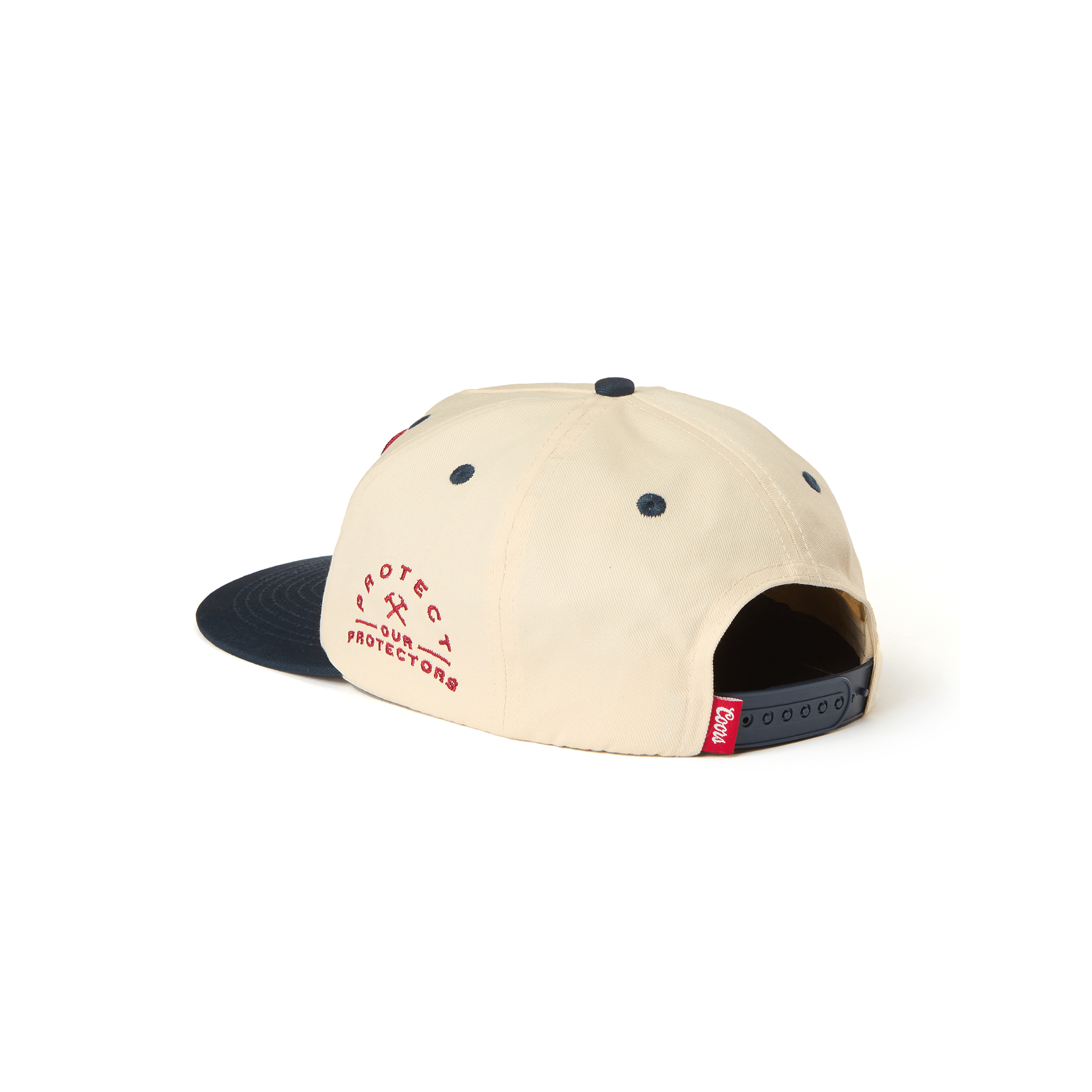 Seager X Coors Banquet Protect Or Protectors Snapback Cream/Navy - Smartgoodsstore