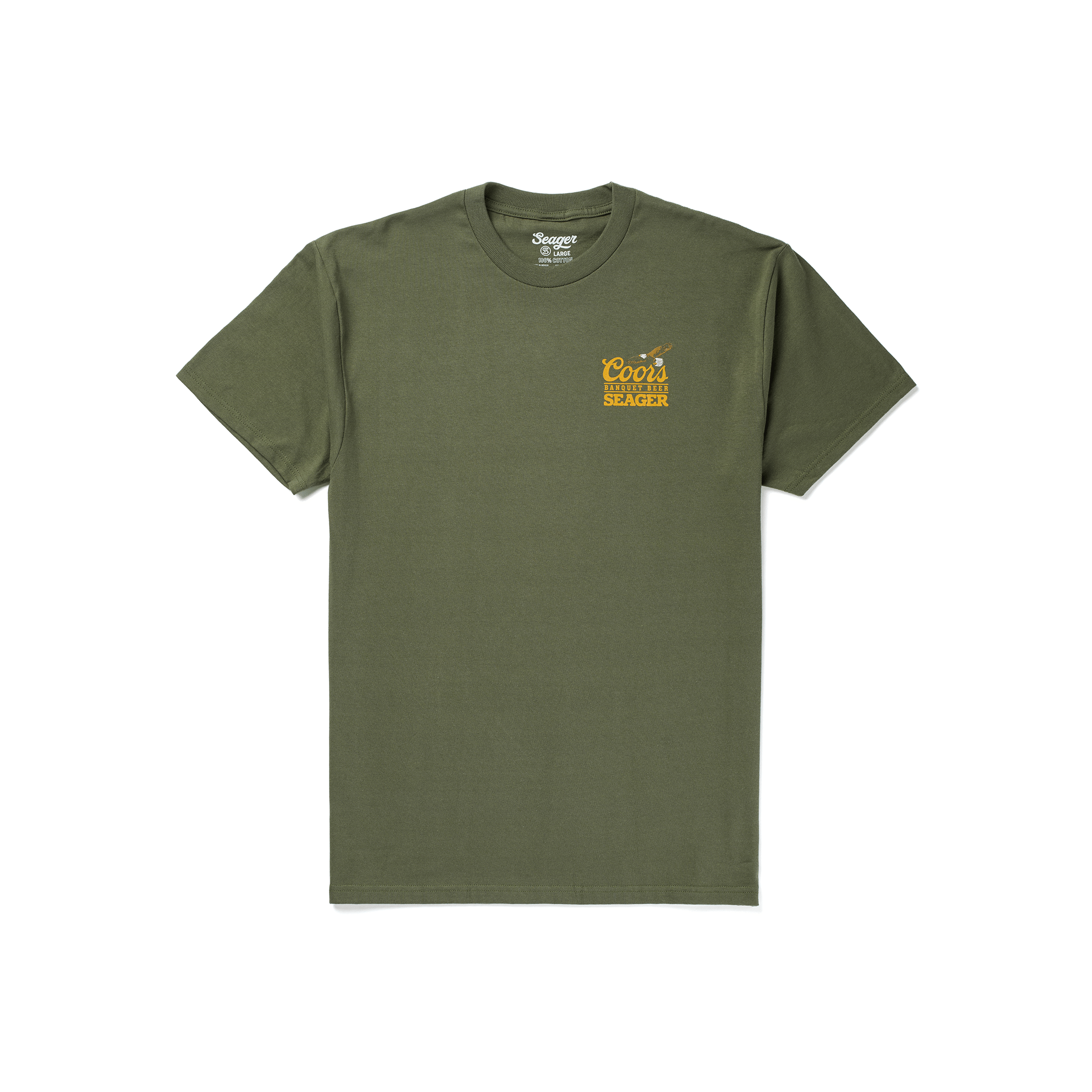 Seager X Coors Banquet Preserve Tee Black - Smartgoodsstore