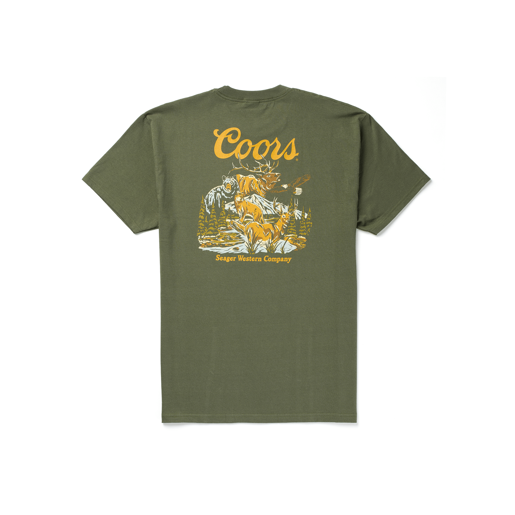 Seager X Coors Banquet Preserve Tee Black - Smartgoodsstore