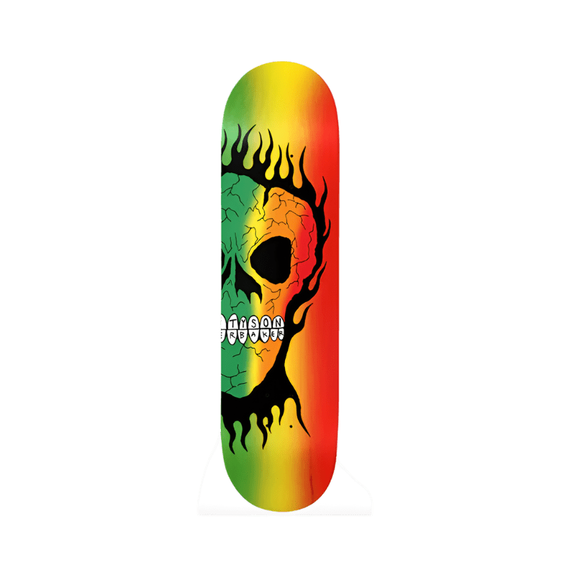 Baker - Tyson Peterson Rasta Skull Deck B2 - Smartgoodsstore